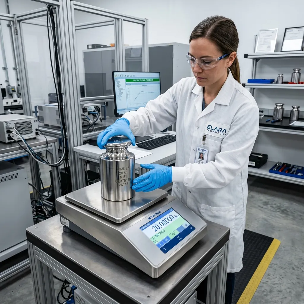 Diferença entre calibração e aferição de balanças